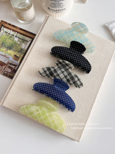 Korean Style Polka Dot Acetate Hair Clip
