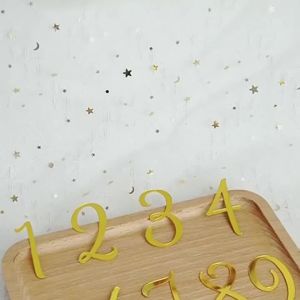 Bộ 10 Bộ Đồ Trang Trí Bánh Acrylic 0-9 Số Cho Trang Trí Tiệc Sinh Nhật Tiệc Kỷ Niệm Đám Cưới