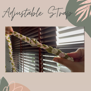 [MTO] Handmand Adjustable Shoulder Strap with Animal Paw pattern- perfect for adding personality and charm to your everyday carry for handphone and bags.