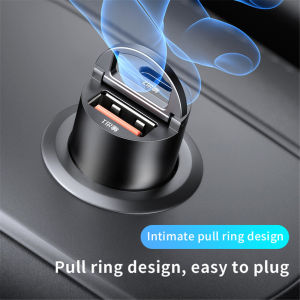 200W QC3.0 PD Car Charger 5A Fast Charing 2 Port 12-24V Cig-arette Socket Lighter Car USB Charger for All Phone Power Adapter