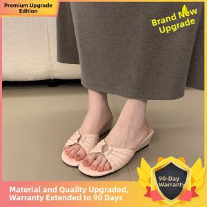 XUJIA | Elegant French Wedge Sandals Heel Straps