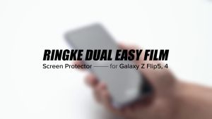 Ringke kép dễ dàng phim tương thích với Samsung Galaxy Z Flip 5 miếng bảo vệ màn hình [2 Gói] tự lành sửa chữa lớp phủ đầy đủ HD miếng bảo vệ màn hình trong suốt miếng bảo vệ màn hình