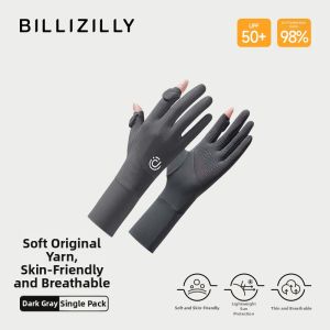 BILLI ZILLY | Ice Cooling Breathable Touchscreen Womens Sun Protection Gloves