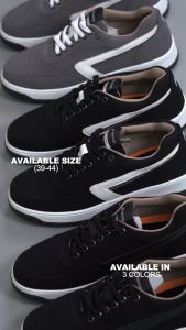 Footstep Footwear Sepatu Pria Sneakers POP Fonte Full Black Original Shoes