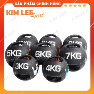 Bóng Tạ Cao Su - Medicine Ball 1-2-3-4-5-6-10kg (Màu sắc có thể khác ảnh mô tả)