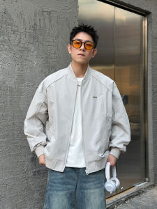 Couple Baseball Collar Loose Versatile Fashionable Jacket