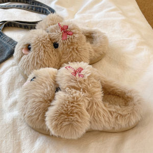 XMAW | Warm Anti-Slip Womens Winter Furry Slippers
