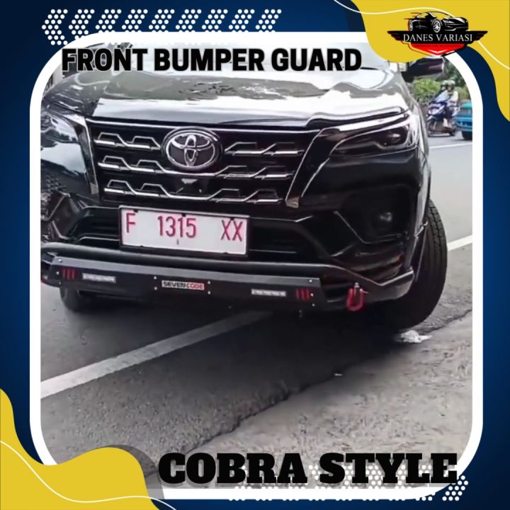 Front Bumper Guard ALL NEW PAJERO SPORT / PAJERO SPORT LAMA / PAJERO SPORT 2021 - Tanduk Towing Bemper  Depan  Cobra - SEVENCODE