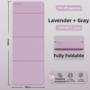 DIWONOR | Foldable Anti-slip Shockproof Wide Thick Professional Yoga Mat
