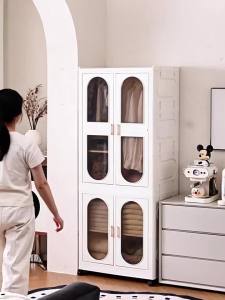 JILI | Tủ Quần Áo Chống Bụi Gấp Gọn Có Bánh Xe