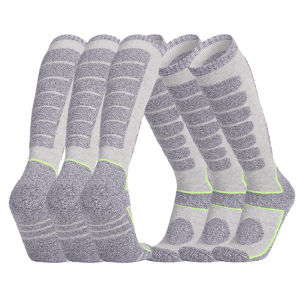 Outdoor Single Double Board Ski Socks Men and Women Neutral Heattech Winter Knee High Thick Towel Bottom Hiking Hiking Cotton Stockings