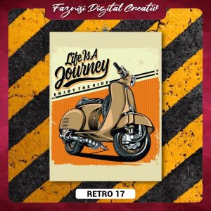 Hiasan Dinding Motor Vespa/Hiasan Dinding Motor Scooter/pajangan kamar/pajangan rumah