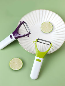 Stainless Steel Fruit Peeler Kitchen Tool for Potatoes And Pumpkins Multi-Function Home Use Tea Flower Brand Peeler