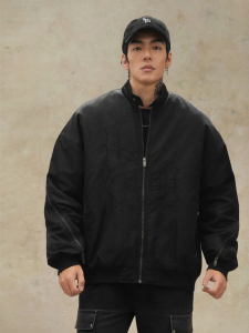 LUJIAMEN | Thickened Large Size Baseball Jacket for Winter
