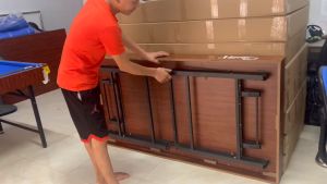 BÀN BIDA BĂNG bản cao cấp kích thước 180*90*80cm phụ kiện đầy đủ của Hebron Hàn Quốc