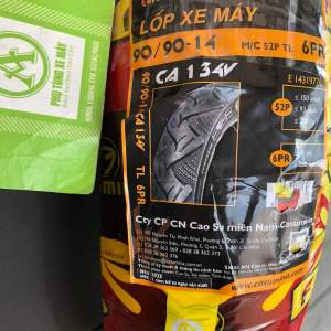 Vỏ xe AB AirBlade bánh [ sau hoa ] gai Dragon/Fireking không xài ruột ( săm )