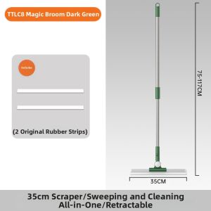 TEITEIRO | Water Scraper Magic Broom Floor Mop