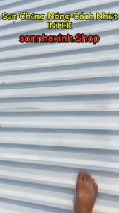 Sơn Chống Nóng INTEK 17L(20kg) Giảm Nhiệt  Chống Hấp Thụ Nhiệt Bức Xạ Của Mặt Trời Dùng Cho Mái Tôn Sân Thượng Tường Nhà Nhà Xưởng Cam Kết Giảm Nhiệt Hiệu Quả 10 -30%