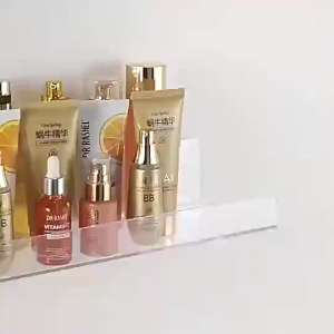 ไม่ต้องเจาะชั้นวางของติดผนัง ชั้นโชว์ของ ชั้นวางสีทาเล็บติดผนัง ชั้นวางติดผนัง ชั้นวางหนังสือติดผนัง