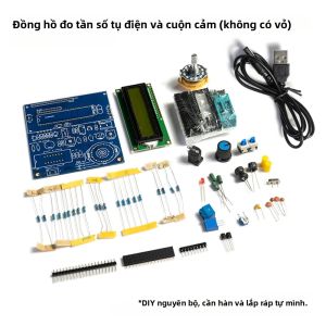 Gaqqee | DC 5V LCD Kỹ Thuật Số Điện Cảm Điện Dung Tần Số Máy Đo Máy DIY Bộ Với Cáp Dữ Liệu USB Công Cụ Đo Lường Chuyên Nghiệp