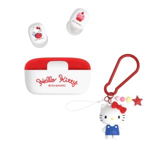 Sanrio | Sanrio Kuromi TWS Bluetooth Earbuds Cinnamoroll Melody Wireless Headphones Hello Kitty Sport Touch Control Game Earphones Gifts