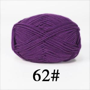 Sợi Len Cotton Sữa 4 Lớp Dùng Để Móc Và Đan Chất Liệu Polyester Pha Mềm Mại Dùng Làm Đồ Thủ Công Tự Làm Áo Len Mũ Búp Bê Bán Buôn Đồ May Vá Lanae