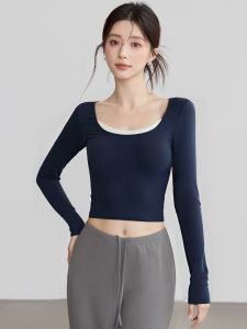 VOJ | Bare-feeling Padded Long-sleeve Slimming Back-beautiful Anti-shock Fitness Wear