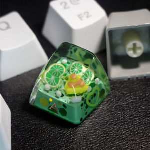 Lemon Shine Through Keycap SA Profile ESC Cho Cherry MX Switch