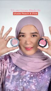 SR12 Perfect Cream Blush Peach Pigmented Blendable Smooth Creamy Tahan Lama