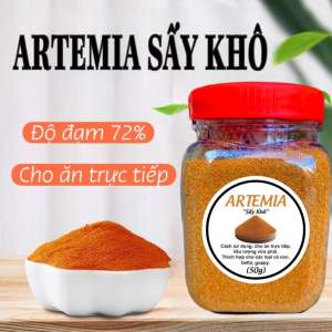 COMBO Cám Trộn T5 dinh dưỡng + Artemia Sấy Khô TOP 1 thức ăn dành cho cá cảnh bảy màu beta...