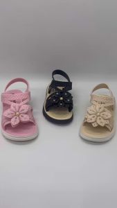 A33+1 IMPORT Sandal Anak Perempuan Sandal Pesta Bunga Fashion Flat Lembut Termurah Bahan Karet Ukuran 24-35