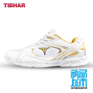 TIBHAR Table Tennis Shoes Mens Womens Training Shoes Breathable Sports Shoes Jumping 2.0 Shock Absorption Torque System