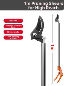 MONLEYTA | High-Quality Garden Pruning Shears Telescopic Stainless Steel