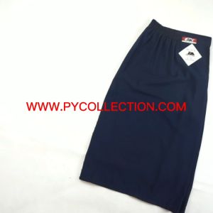 Kain Kurung Sekolah Rendah Biru Tua Kain LICIN KOSHIBO Biru GELAP MUSLIMAH Skirts School Uniform BLACK CAT TAIPING BC010