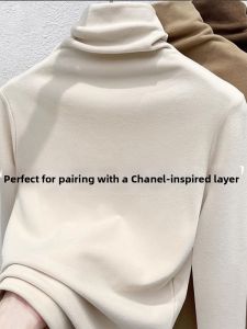 Doron High Collar Warm Thickened Spring Top