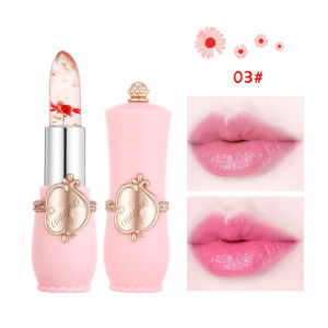 อุณหภูมิ Sensory ลิปสติก Magic เปลี่ยนสี Long Lasting Hydrating Safflower Jelly Lip Balm แต่งหน้า