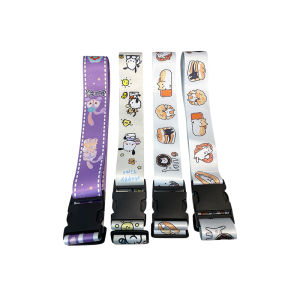 Travel Luggage Strap Bag Packing Rope Fixed Belt Cartoon Cute Loose Tightening Band Carryon Suitcase Accessories Cross Line