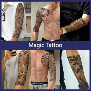 รอยสักชั่วคราวสักลายสมุนไพรใช้ได้นาน16*36ซม.สติ๊กเกอร์รอยสักติดทนนานถึง15วันสติ๊กเกอร์รอยสักพิเศษรอยสักปลอมคู่รัก รอยสักสมุนไพร ลายสักสมุนไพร - Lazada