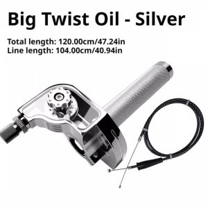 SEAMETAL 7/822mm CNC Aluminum Motorcycle Handlebar Throttle Twist Grip Twister for Motorcycle Motocross ATV Offroad
