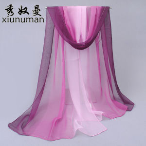 XIUNUMAN | Womens Scarf Shawl Thin Long Skirt Shawl Sun Protection Chiffon Rectangle Scarf