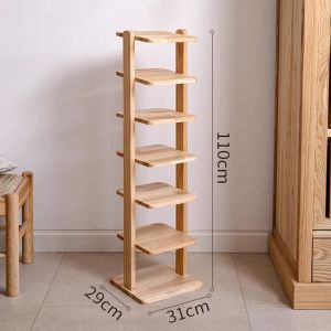 YANPU | Solid Wood Minimalist Shoe Storage Rack