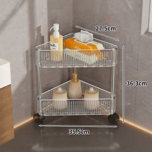 WUBUWEI | Bathroom Corner Multi-level Storage Shelf