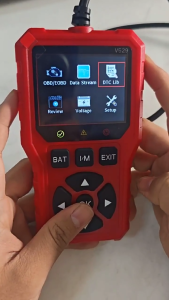 📱เครื่องสแกนโค้ด FOXSUR OBD2 EOBDวิเคราะห์ ระบบ ECU รถยนต์ เซนเซอร์ วิเคราะห์ อ่านโค้ด ซ่อมแซม หน้าจอ LCD IM READLINESS MODE 6 8