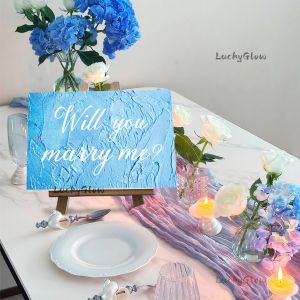 HUANGLISHI | Wedding Proposal & Anniversary Table Sign Decor