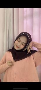 HIJAB SEGIEMPAT PEARLY // HIJAB SEGIEMPAT PAYET