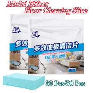 30/90 Pcs Multi Effect Floor Cleaning Slice Concentrated Soluble Kitchen Room Mopping Toilet Clean Household Hygiene