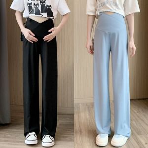 MIAOLIYAO | Pregnancy Support Wide Leg Casual Pants