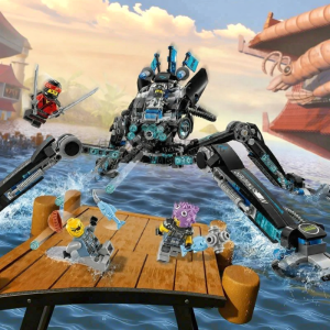 LELE BROTHER | Ninja Water Spider Fighter Building Blocks Toy
