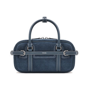 muva | Celebrity Style Leather Velvet Boston Bag Single Shoulder Crossbody Women