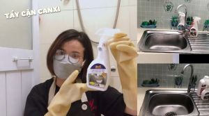 Tẩy Cặn Canxi Nhà TắmTẩy Vách Kính Vòi Sen InoxTẩy Ố Vàng Nhà Vệ Sinh LavaboTẩy Rỉ Sét Inox-4G Dr.C 5 Lít